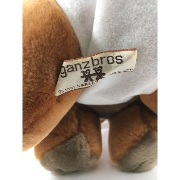Ganz Bros 1981 Wrinkles Born to Howl Vintage Stuffed Hound Dog Plush - Picture 8 of 8